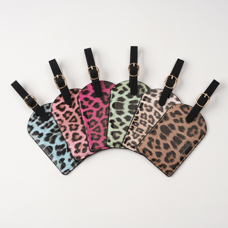 Luggage Tag Leather - Etiquetas de bagagem com estampa de