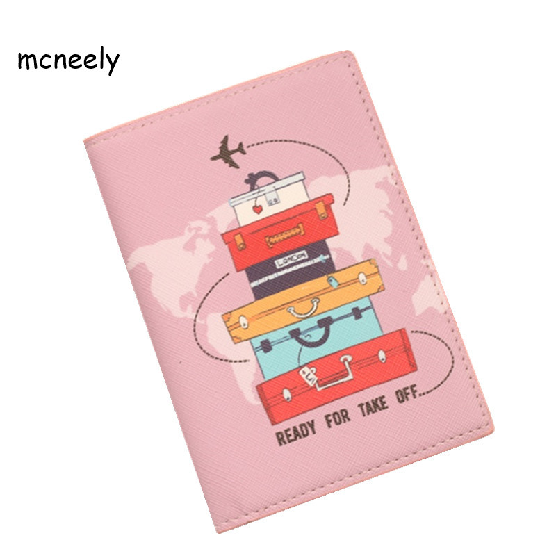 Travel Accessories Dropshipping - Capa de passaporte fofa feminina, organizador