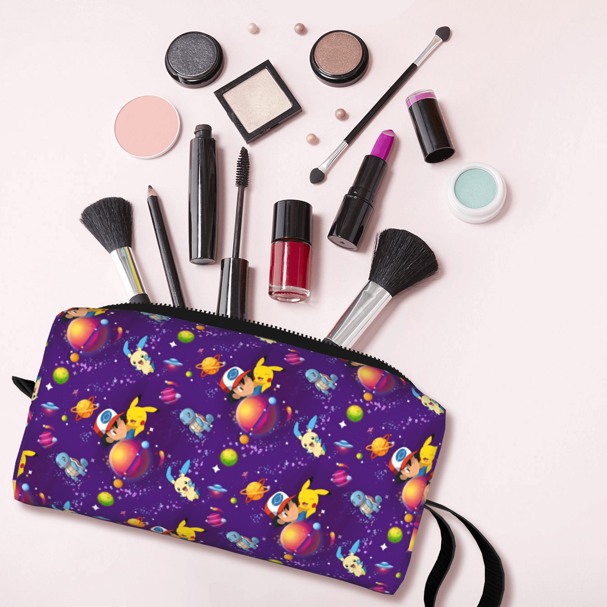 Travel Accessories Kit For Women - Necessaire de Viagem Personalizada Pokémon P-Pikachus,
