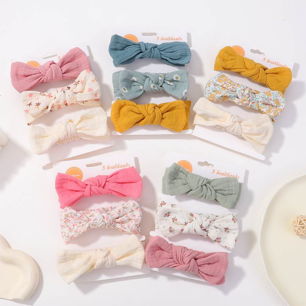 Travel Accessories With Toddler - 3 pçs/set macio elástico arcos bandana
