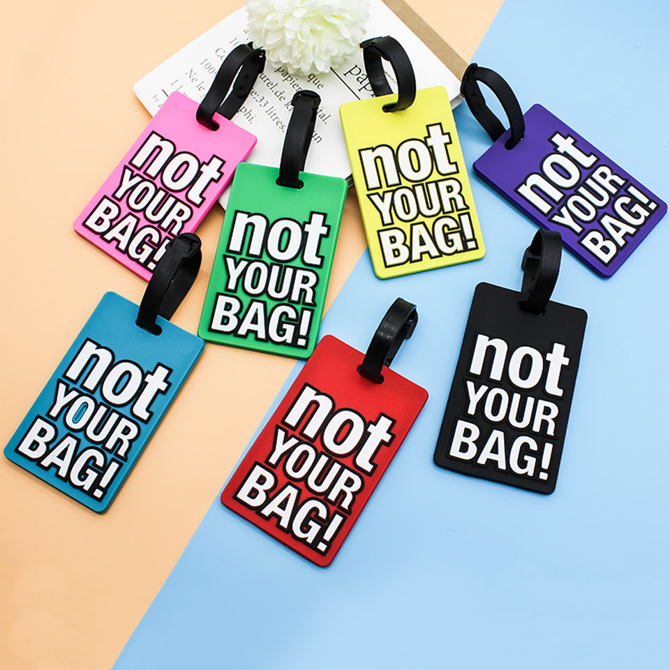 Travel Accessories B&M - Etiqueta portátil do curso do silicone,