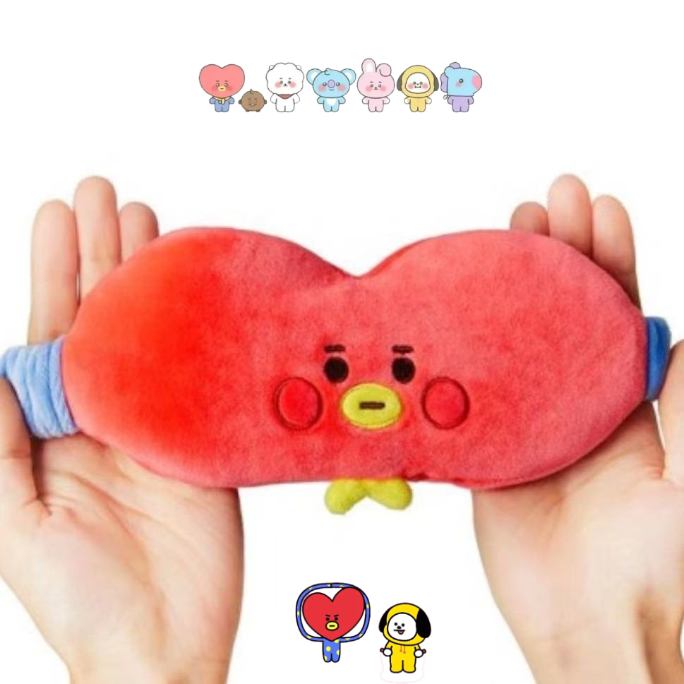 Travel Accessories To Gift - Máscara de olhos de pelúcia fofa