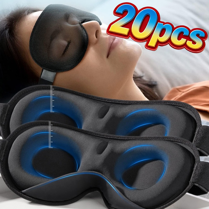 Eye Mask Sleep Travel - Máscara de Olhos 3D Confortável e