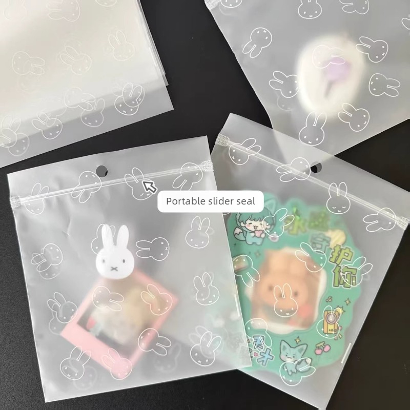Travel Ziplock Bags - Bolsa Organizadora Translúcida Fosca com Zíper