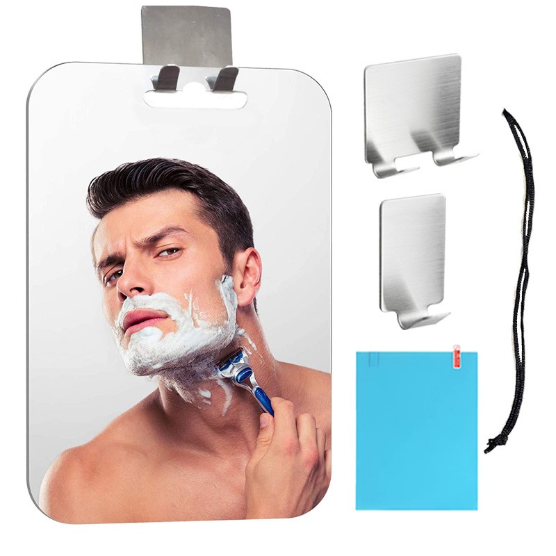Travel Accessories For Europe - Espelho de Viagem Antiembaçante de Acrílico