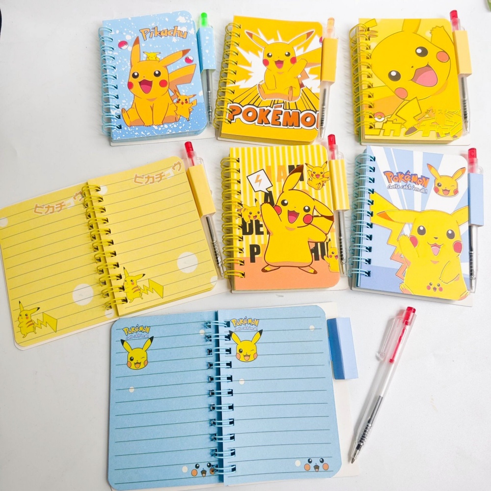 Travel Notebook Journal - Conjunto de Caderno e Caneta Kawaii