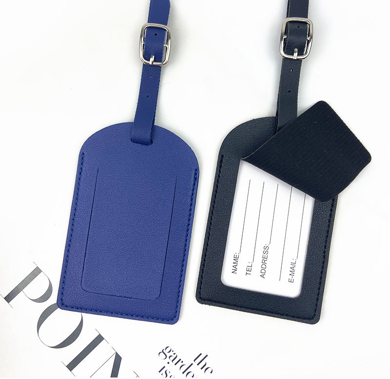 Luggage Tag Leather - Etiqueta de Bagagem PU Leve e