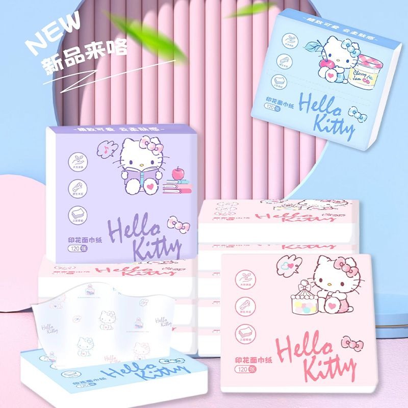 Novo Kit de Lenços Hello Kitty - Travel Accessories Kit Bag avaliação e preço