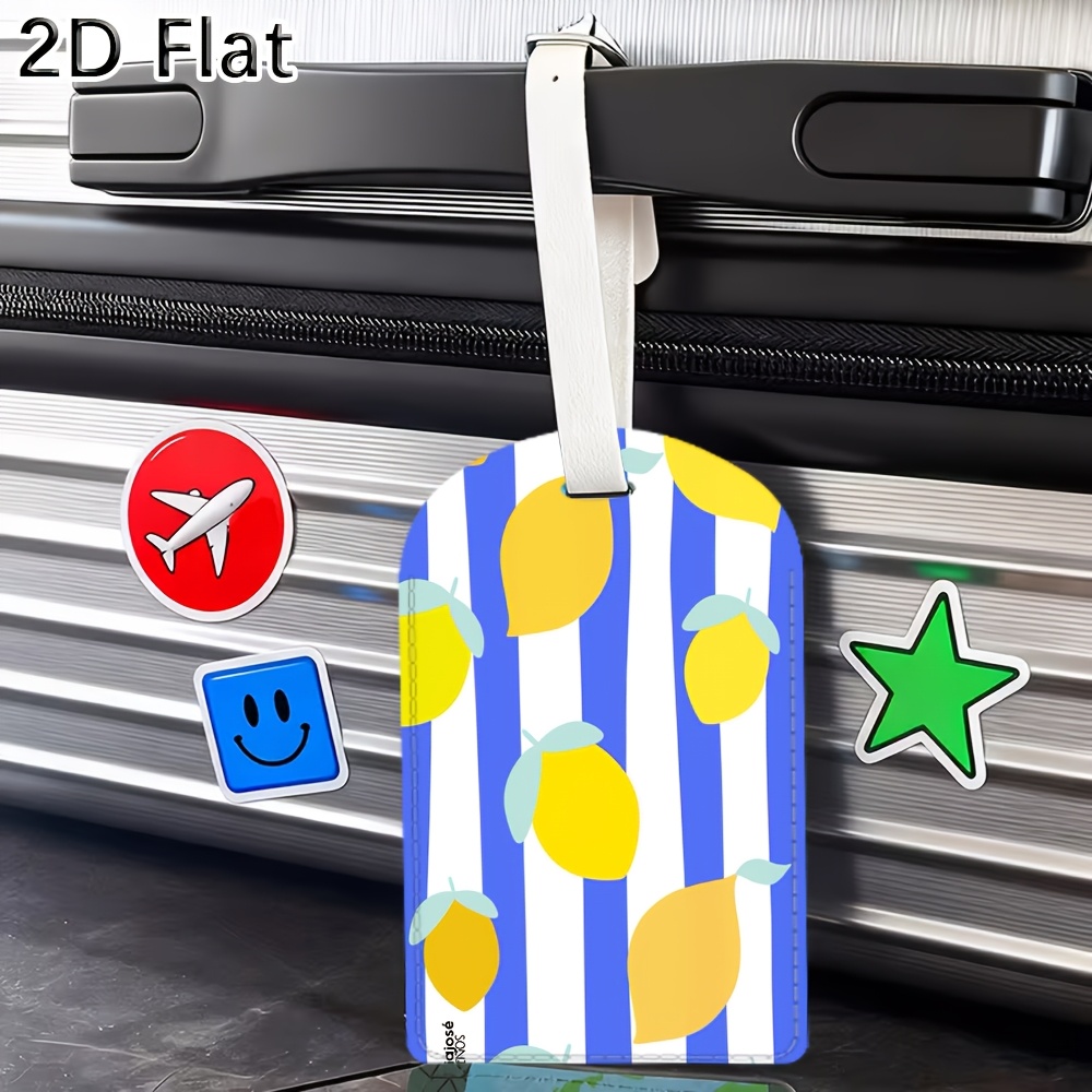 Etiqueta de Bagagem com Padrão - Luggage Tag Leather avaliação e preço