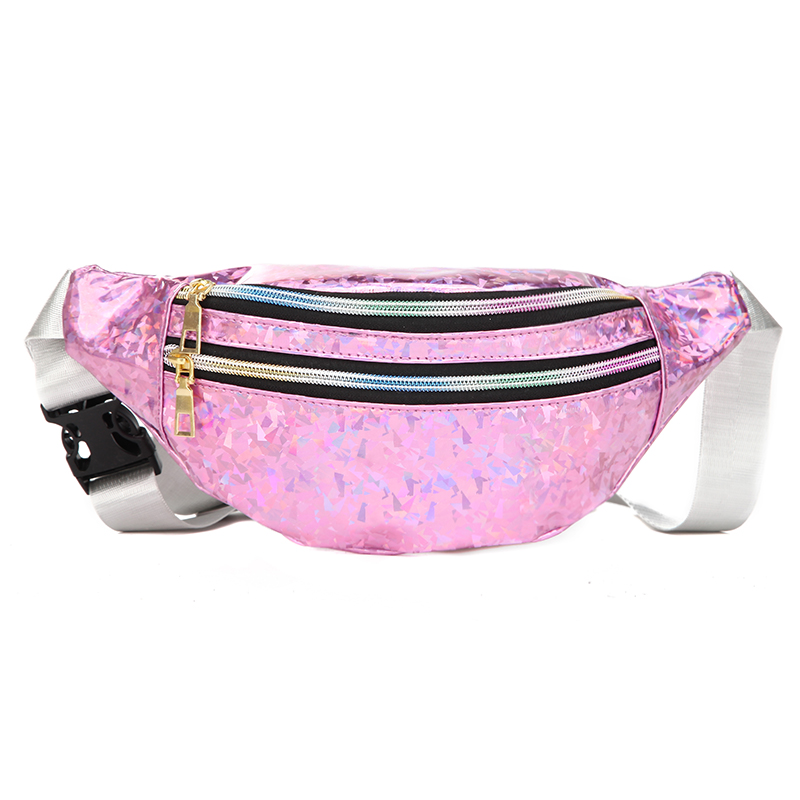1pc novo holográfico fanny pac - Travel Ziplock Bags avaliação e preço