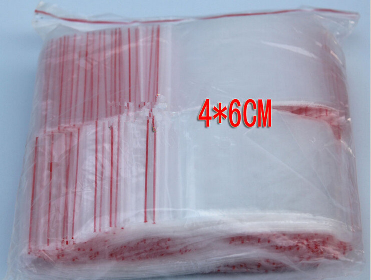 1000 pçs 4x6cm pe transparente - Travel Ziplock Bags avaliação e preço