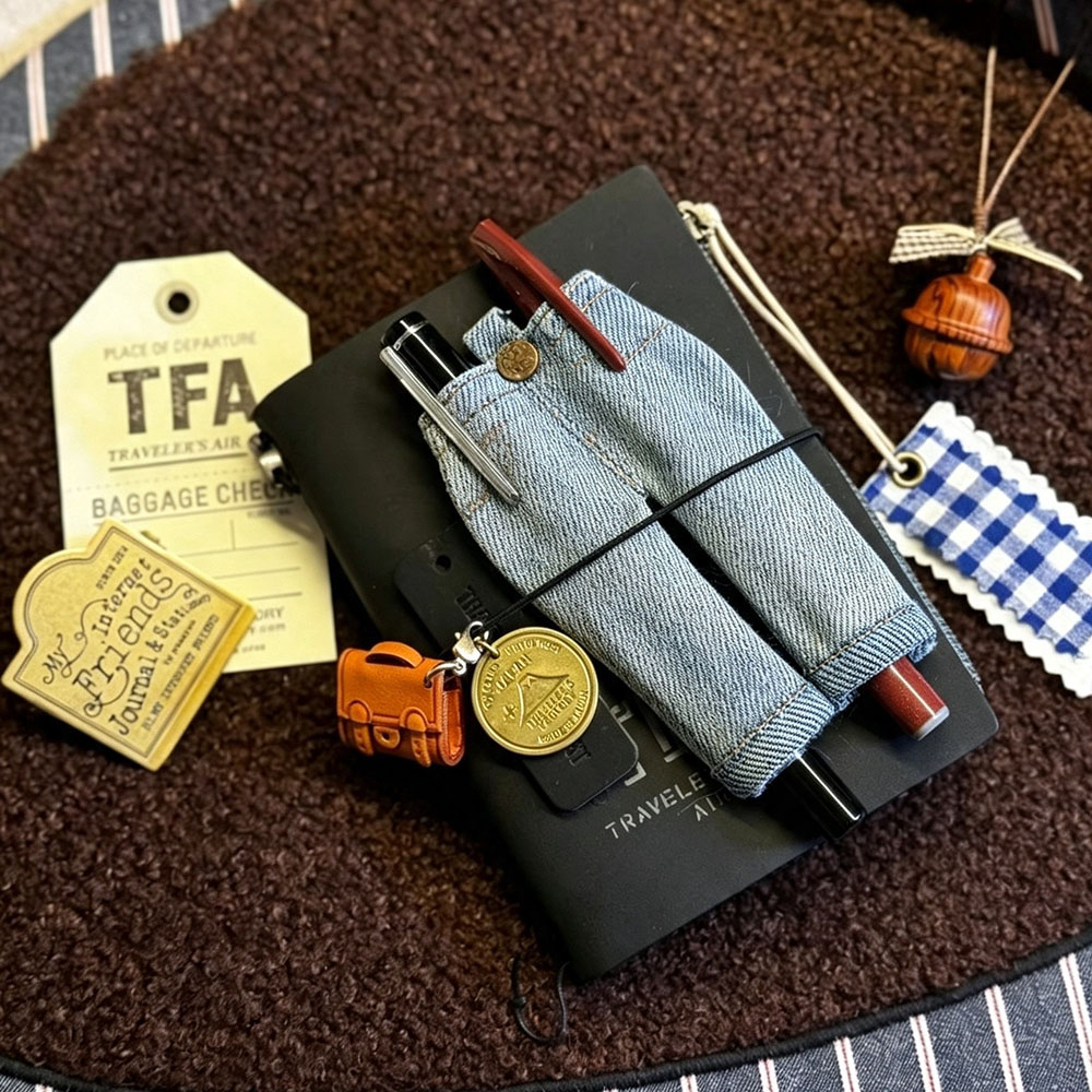 Mini Estojo Porta-Canetas Esti - Travel Notebook Journal avaliação e preço