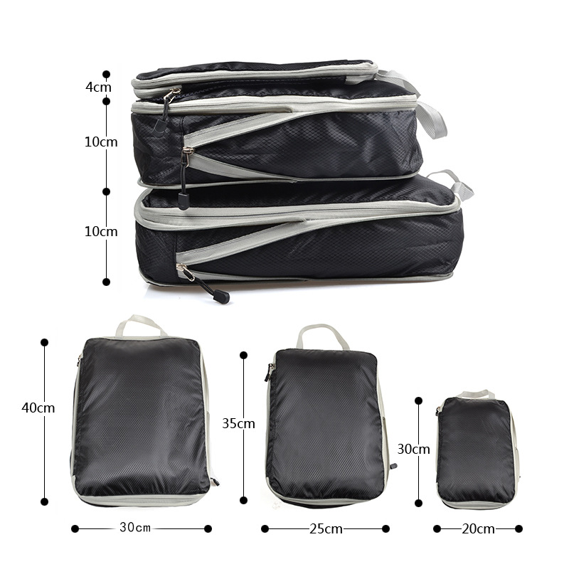 Cubos de embalagem dobráveis e - Travel Ziplock Bags avaliação e preço
