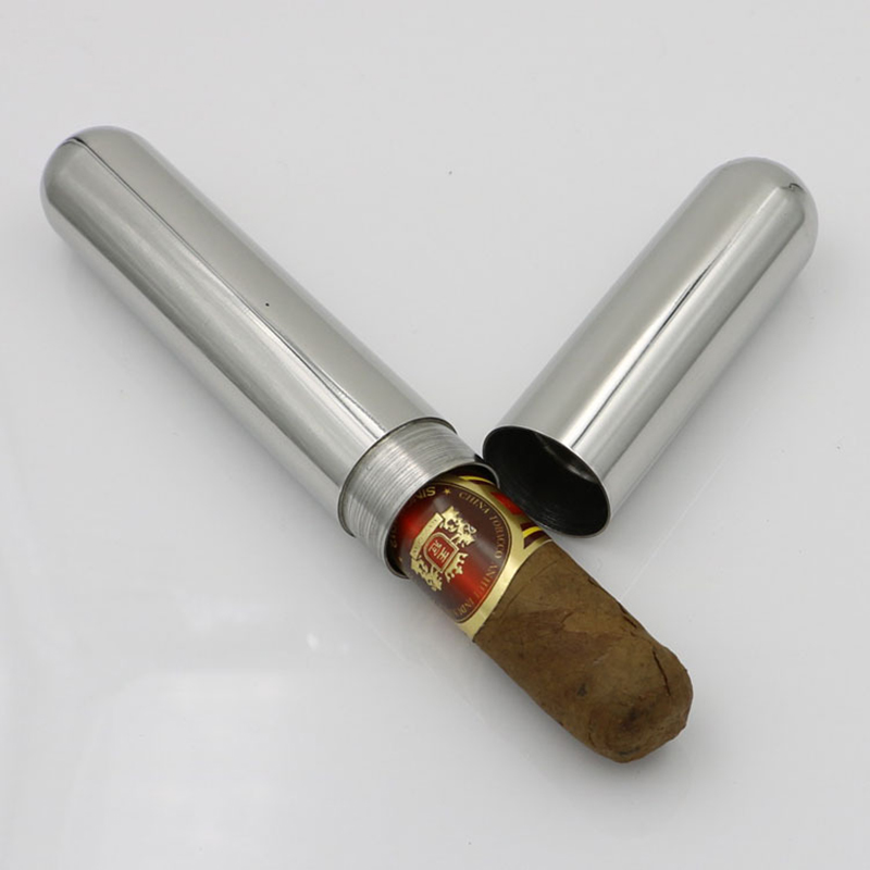 Caixa de charuto de aço inoxid - Travel Accessories Youtube avaliação e preço