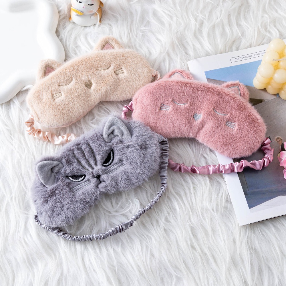 Máscara de Dormir de Pelúcia d - Eye Mask Sleep Travel avaliação e preço