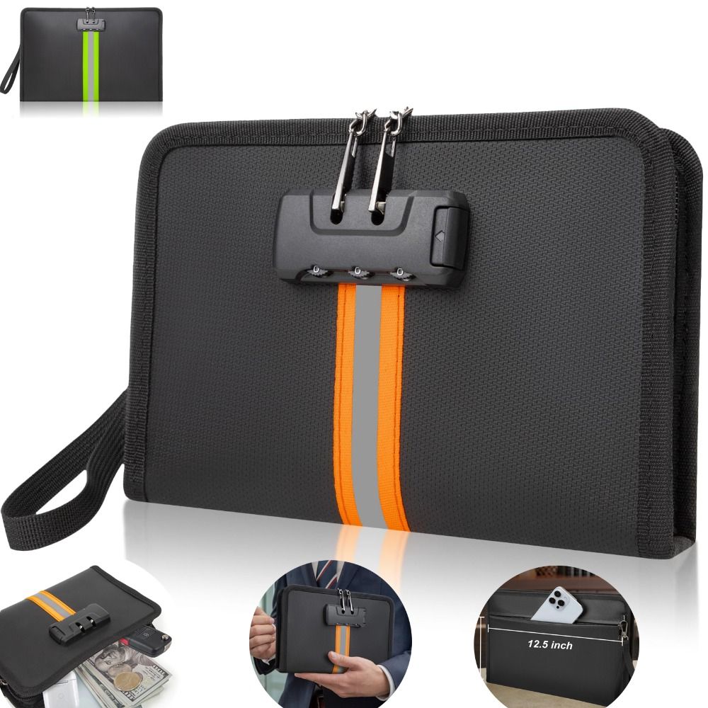 Saco de dinheiro à prova de fo - Travel Ziplock Bags avaliação e preço
