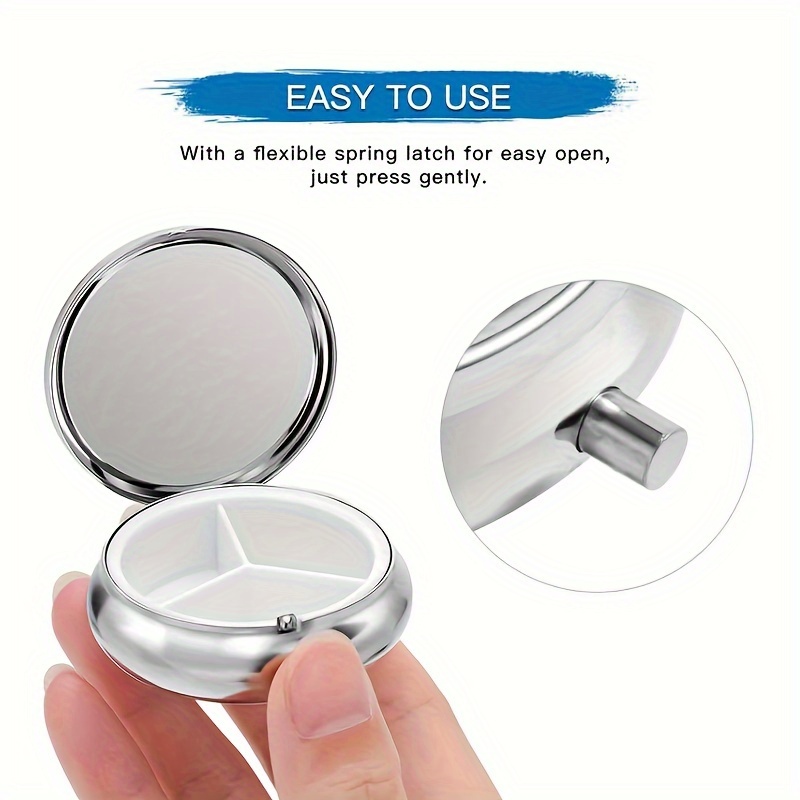 Caixa de comprimidos redonda d - Travel Accessories As Gifts avaliação e preço
