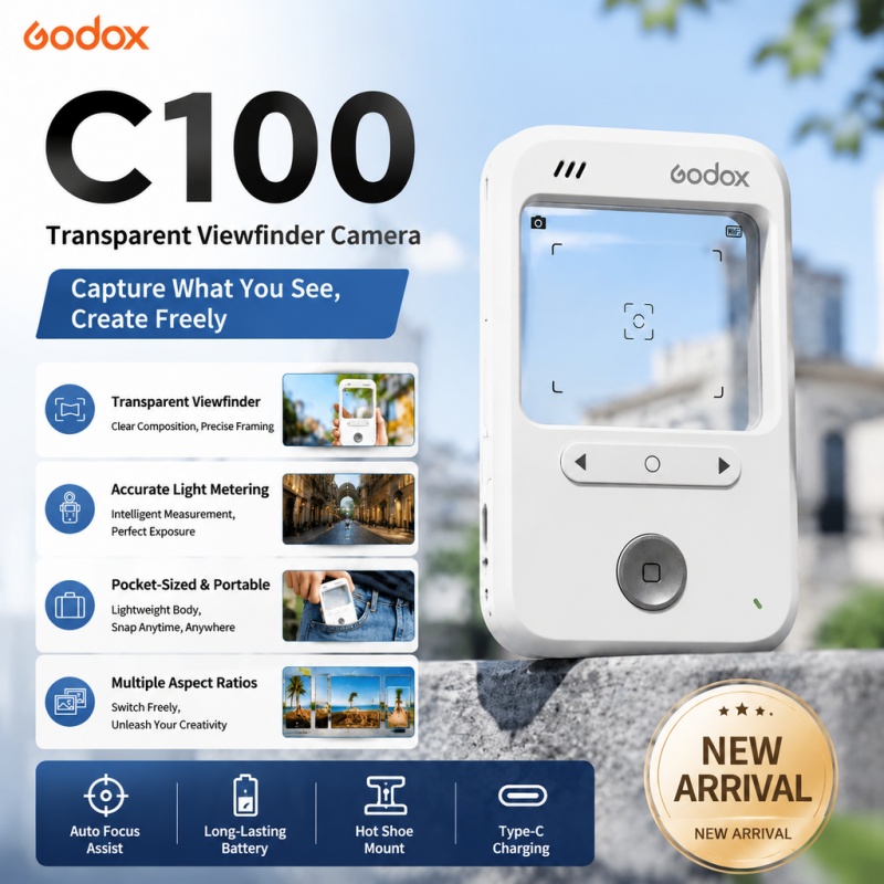 Câmera Digital Retrô Godox C10 - Travel Vlog Accessories avaliação e preço