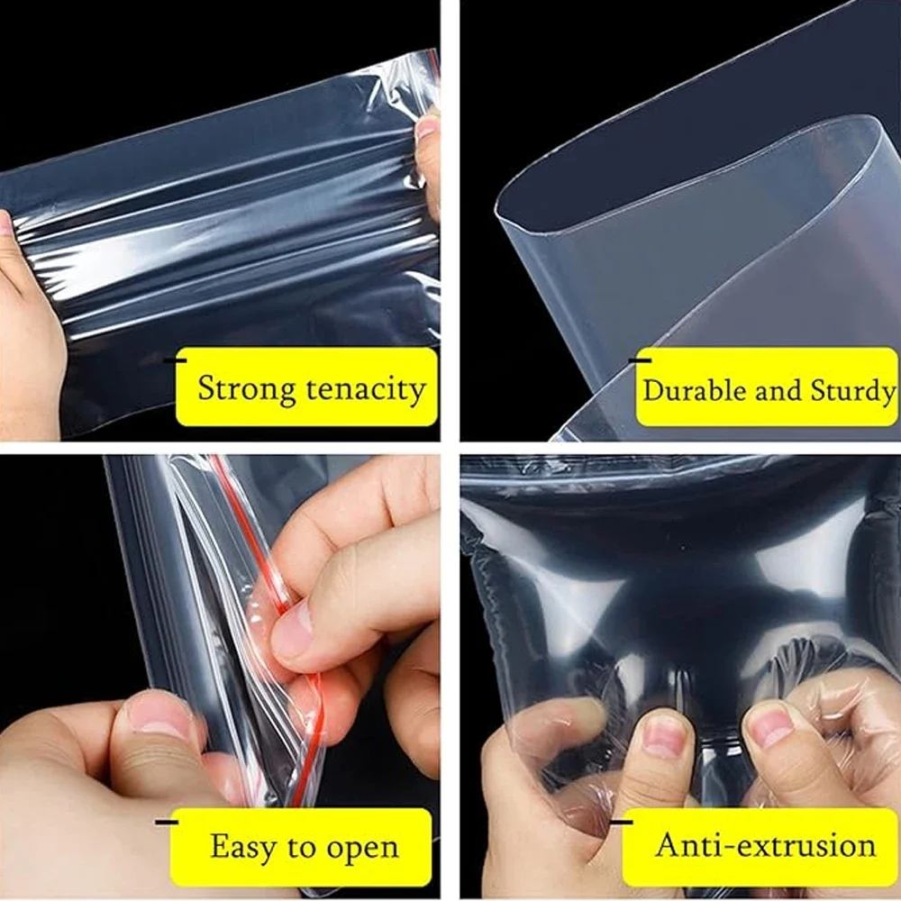 100-1000 unidades de sacos tra - Travel Ziplock Bags avaliação e preço