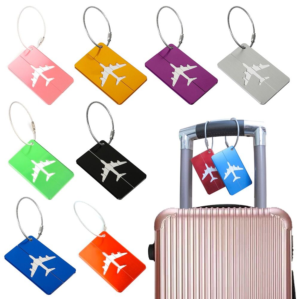 Alumínio Bagagem Tags com Cord - Travel Accessories B&M avaliação e preço